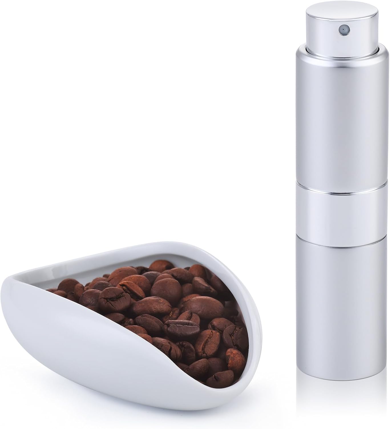 Coffee Bean Dosing Cup with 20ML Spray Bottle, Coffee Measuring Cups & Espresso Bean Spritzer Kit