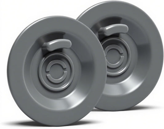 2PCS 54MM Espresso Backflush Cleaning Disc for Breville Machines - Professional Breville Cleaning Disc Compatible with BES870XL, BES878BSS, BES880 & More - Durable Blind Filter Disk for Deep Cleaning