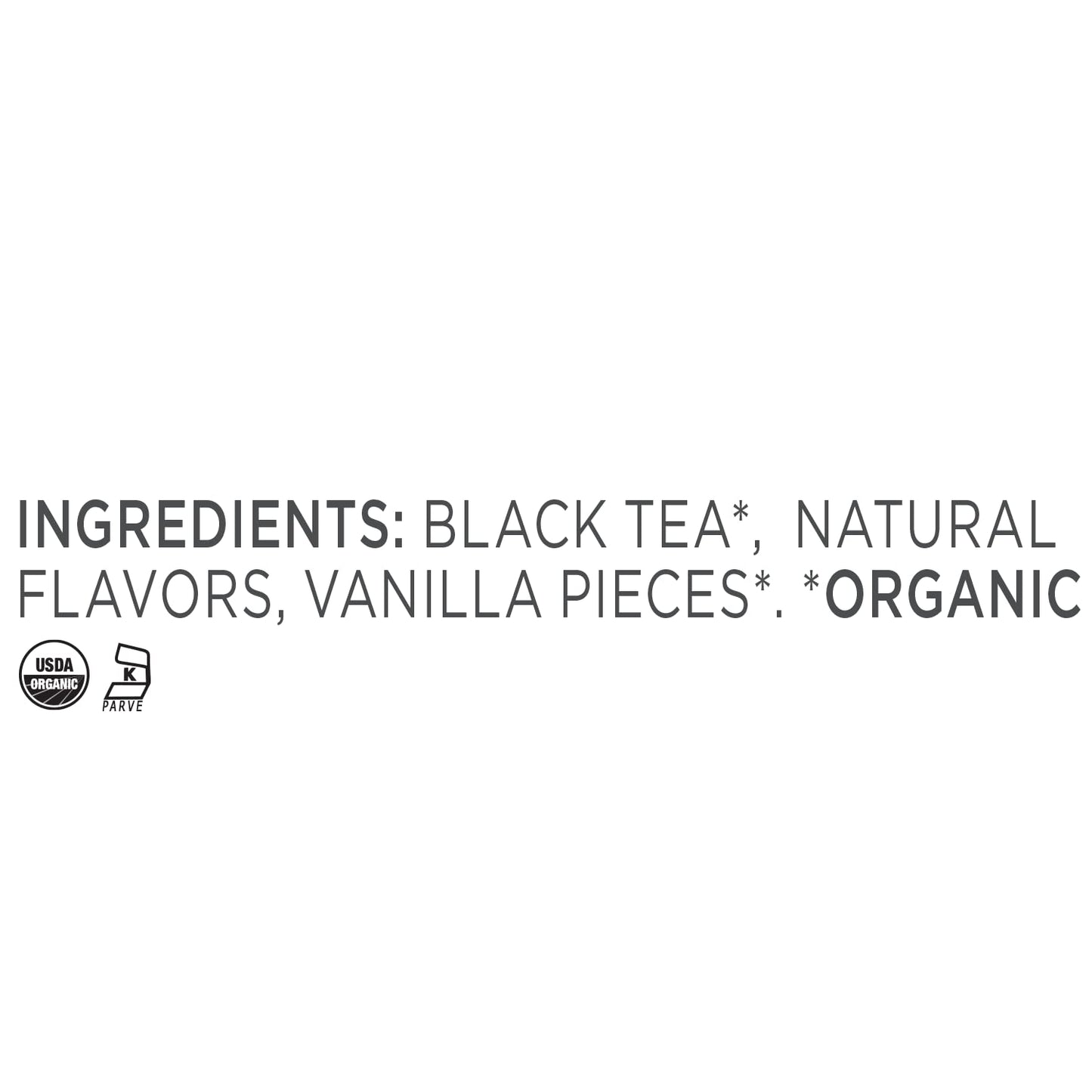 Tea Forte Orchid Vanilla Premium Organic Loose Leaf Caffeinated Black Tea Blend Canister, Makes 35-50 Cups