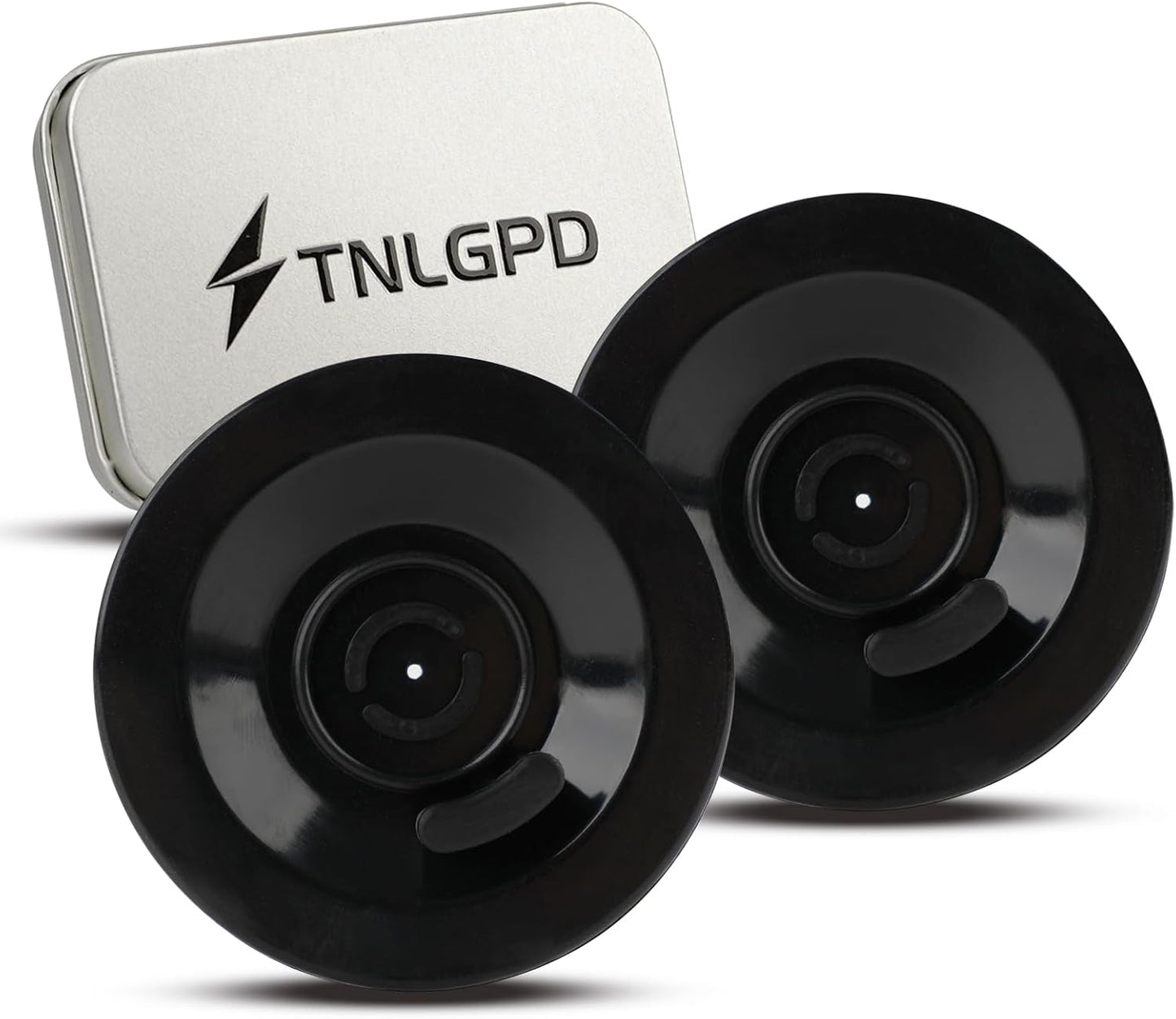 54mm Cleaning Disc Replacement for Breville Barista Espress Backflush Compatible with BES870/BES878/BES876/BES840/BES880/BES881/810/881 Espresso Machines Accessories(54mm Glossy Black (With Holes))