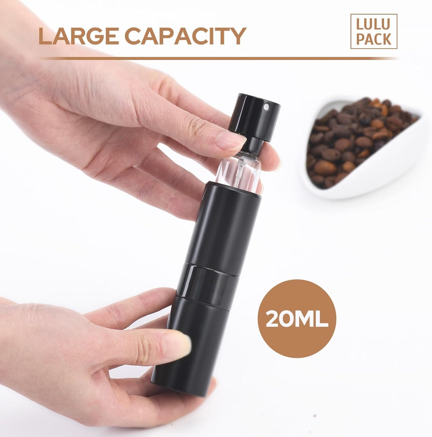 Coffee Bean Dosing Cup with 20ML Spray Bottle, Coffee Measuring Cups & Espresso Bean Spritzer Kit