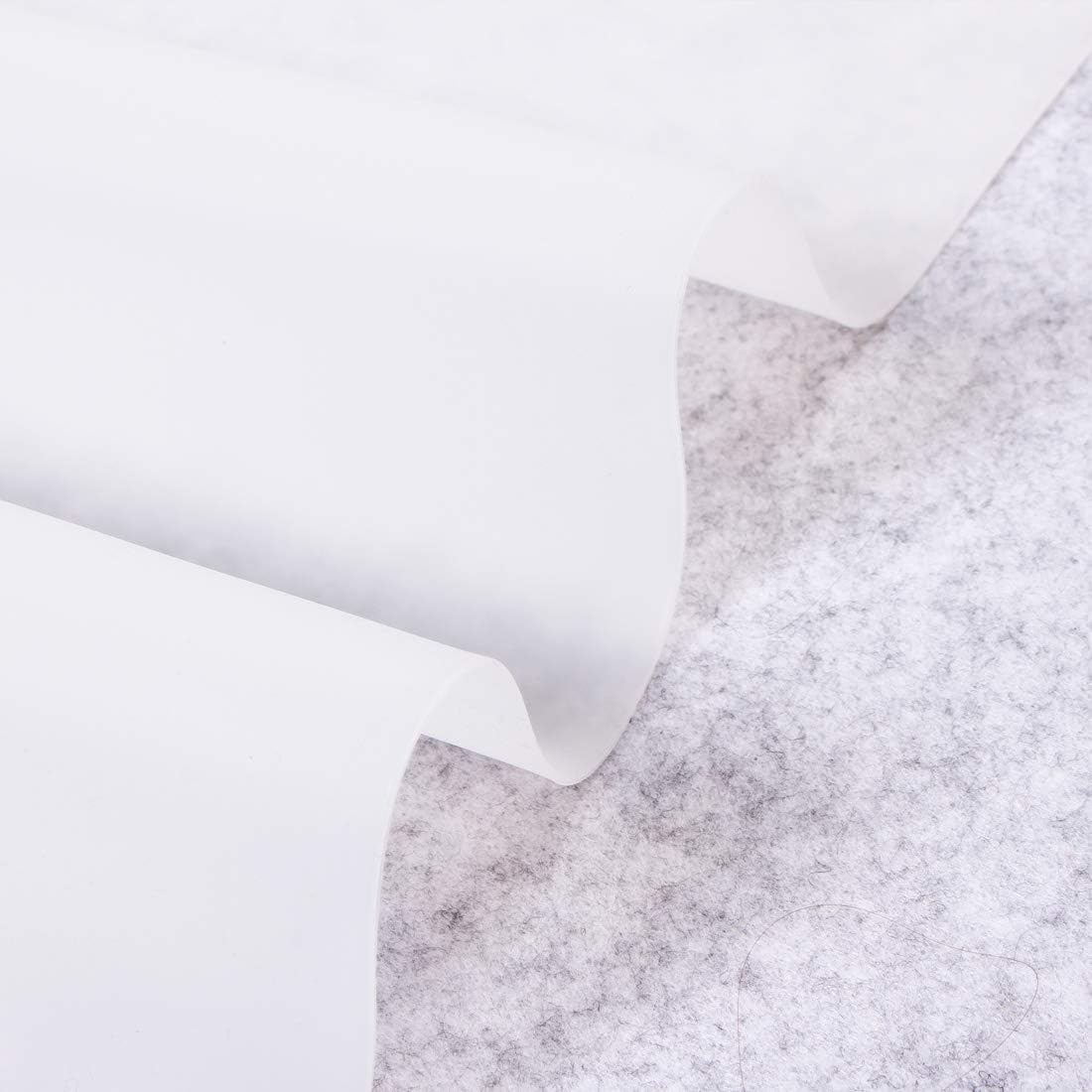 Extra Large Mulitpurpose Silicone Placemat,Countertop Protector, Kitchen Counter Mat, Table Mat, Heat Resistant, Washable, Non Slip ...… (Translucent-1PCS, 23.6X 15.8inch)