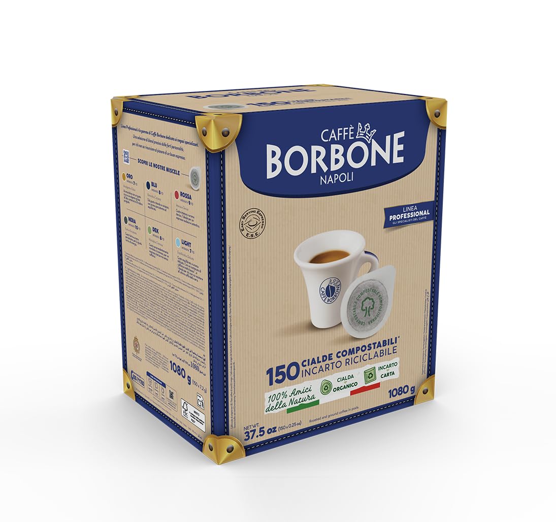 Caffe Borbone ESE Coffee Pods - Miscela Nera (Black) - 150 Count