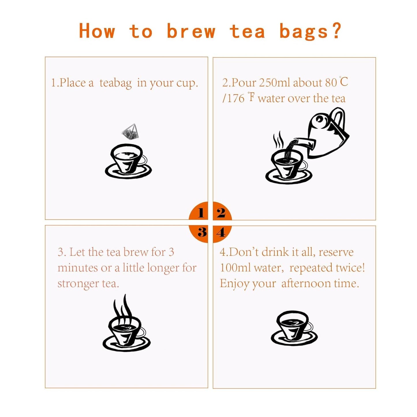 XIEJINJI Oolong Tea - Tieguanyin Tea Bags, Pyramid Teabag, Whole Leaf, 3.2g x 40 Count