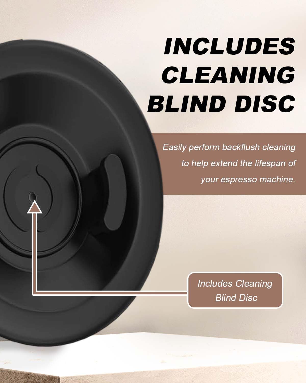 Two Cup Dual Wall Filter, Precision 18-22g Single-Hole Double Shot Basket[1 Pack] – Italian Craftsmanship &amp; Centered Flow – Fits 54mm Breville/Sage: Bambino, Bambino Plus, Barista Express