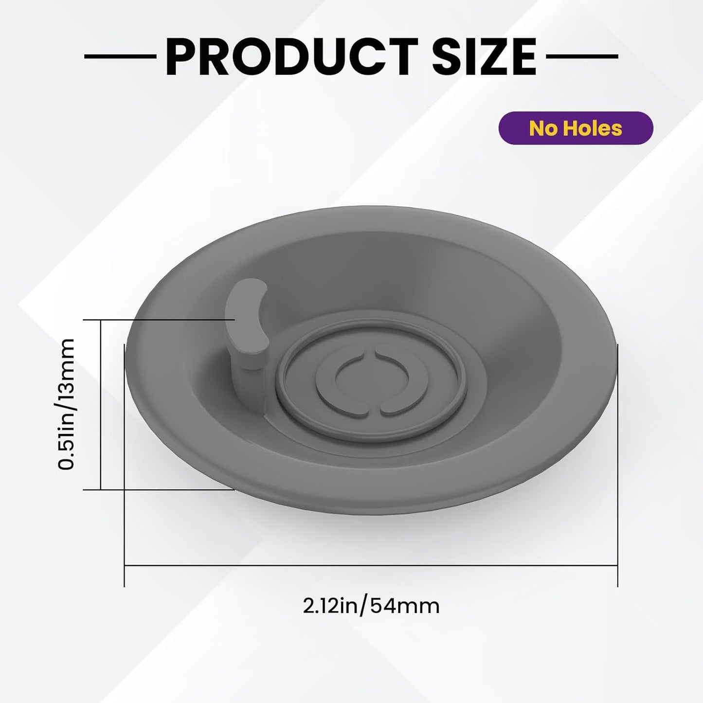 Espresso Backflush Cleaning Disc, 54mm Silicone Backflush Disc for Most Espresso Machines, Compatible with BES870XL BES878BSS BES880 BES840XL BES810BSS, 4 Pack