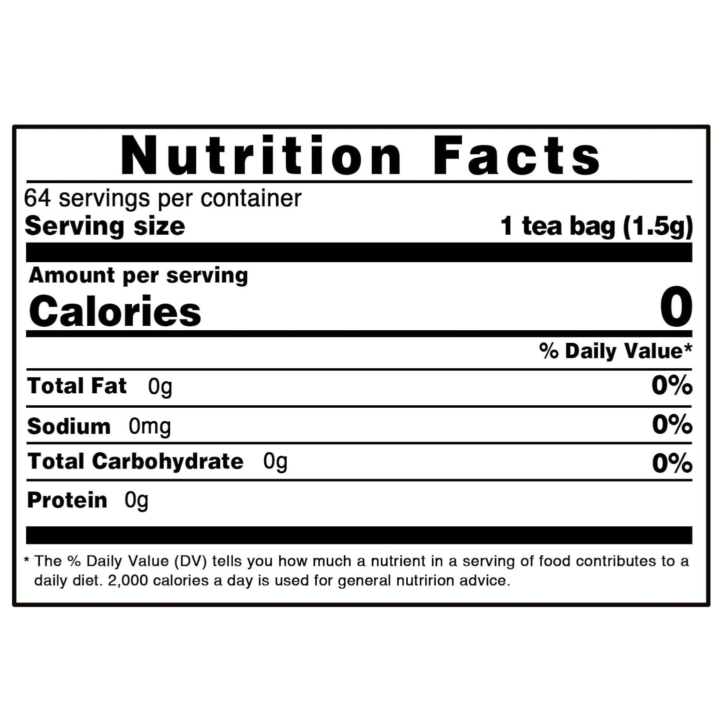 TEARELAE - Senna Tea - 1.5g x 64 Count Senna Leaves Tea Bags - Premium Indian Senna Leaves - Relieve Constipation, Aid in Digestion - Caffeine-Free, Non-GMO