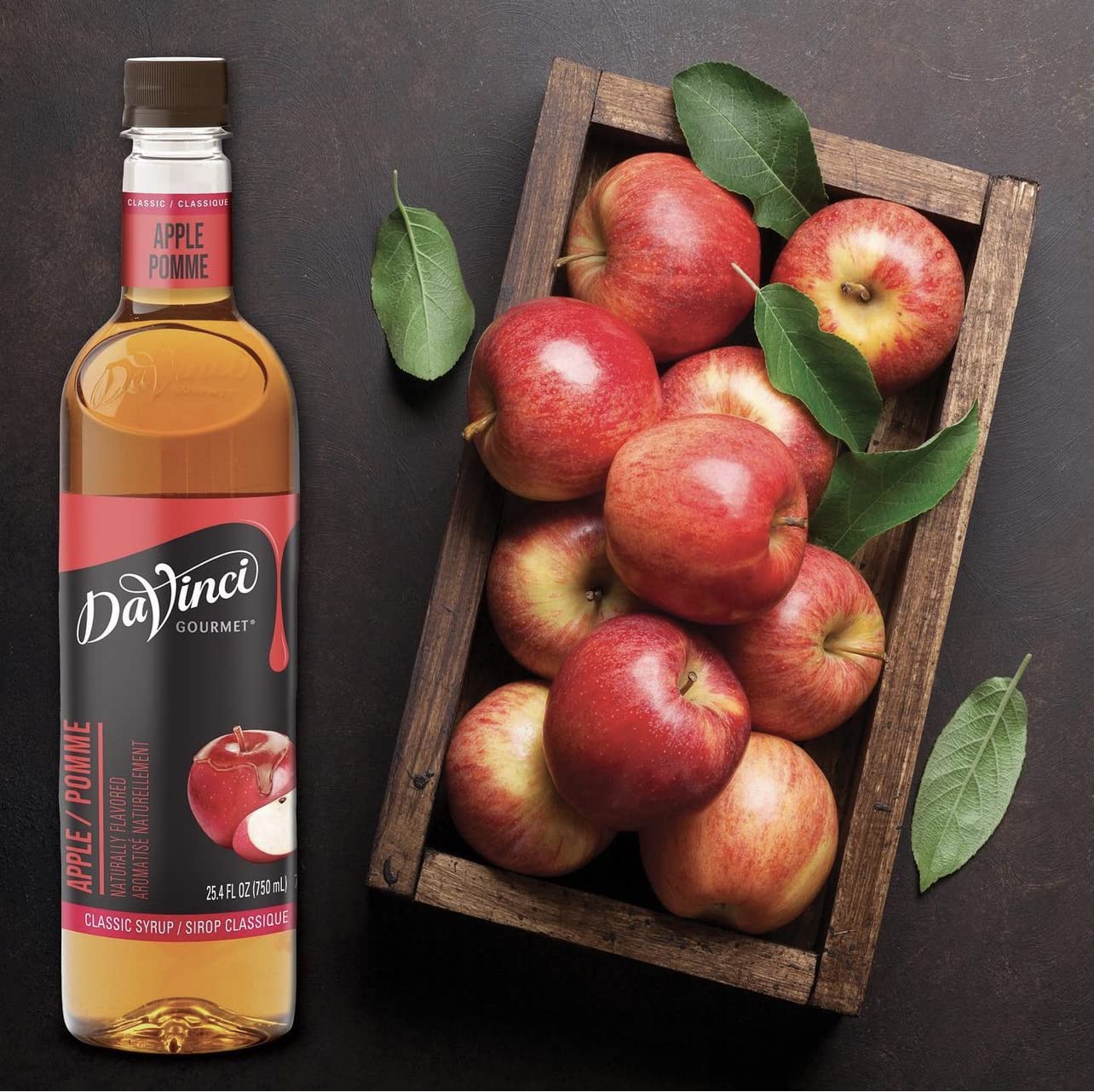 DaVinci Gourmet Classic Apple Syrup, 25.4 Fluid Ounces (Pack of 1)