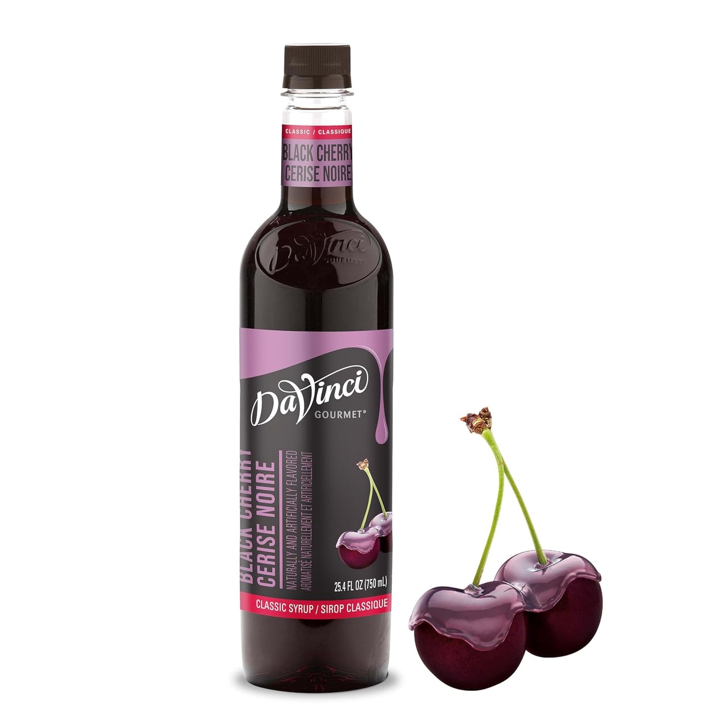 DaVinci Gourmet Classic Black Cherry Syrup, 25.4 Fluid Ounces (Pack of 1)