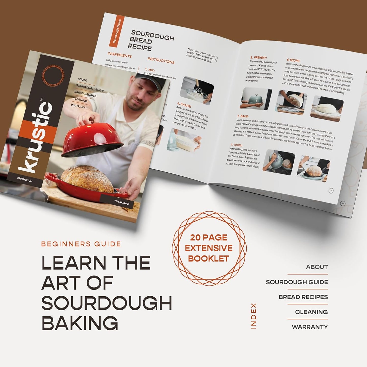 Enameled Cast Iron Dutch Oven for Sourdough Bread Baking | 6 Quart Pot with Lid | 10 Inch Ceramic Enamel Thick Coated Cookware Set with Non Stick Silicone Baking Mat for Cooking | 6 Qt |Black