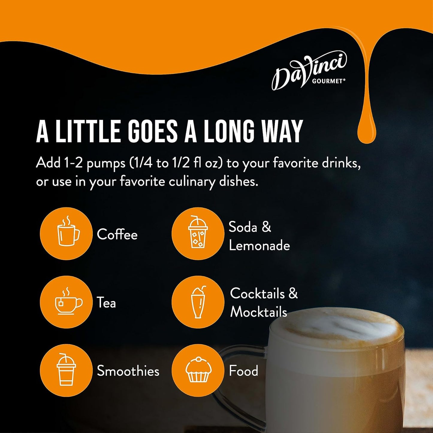 DaVinci Gourmet Classic Pina Colada Syrup, 25.4 Fluid Ounces (Pack of 4)