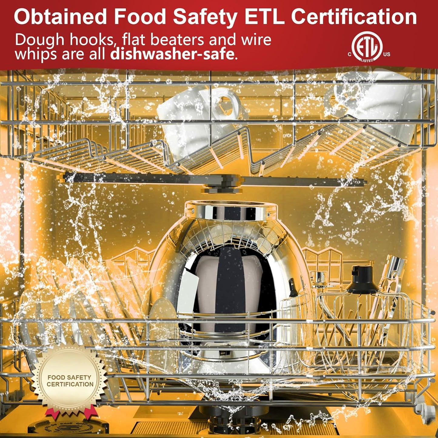 Stand Mixer, 6.5QT 660W 10-Speed Tilt-Head Electric Kitchen Stand Mixer, Food Mixer with Dishwasher-Safe Dough Hook, Egg Whisk, Flat Beater for Baking, Cake and Most Home Cooks (Green)